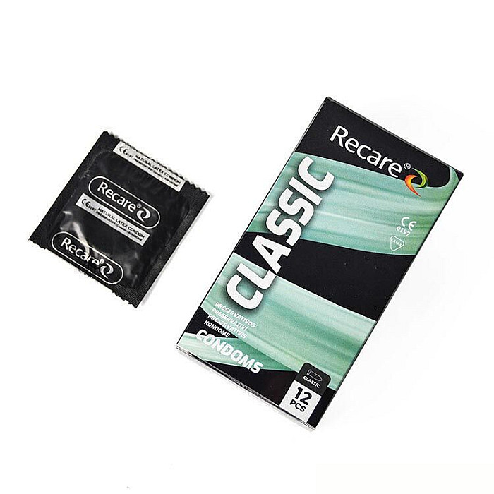 Презервативы Holographic Recare Classic Condoms 12 шт, классические