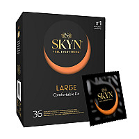 Безлатексные премиум-презервативы SKYN Large 36 шт, увеличенный размер