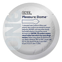 Презерватив ONE Pleasure Dome, 1 шт, гладкий, с расширенной головкой
