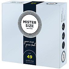 Презервативы Mister Size - pure feel - 49 (36 condoms), толщина 0,05 мм