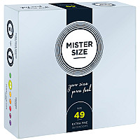 Презервативи Mister Size - pure feel - 49 (36 condoms), товщина 0,05 мм