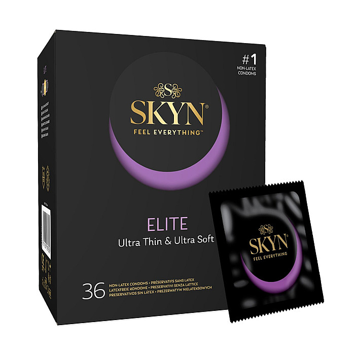Безлатексные премиум-презервативы SKYN Elite 36 шт, ультратонкие