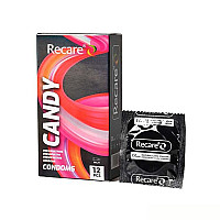 Презервативи Holographic Recare Delay Candy Condoms 12 шт, пролонгувальний ефект, цукерковий аромат