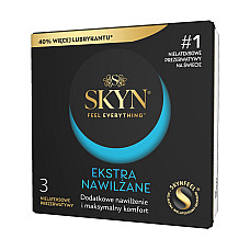 Безлатексные премиум-презервативы SKYN Extra Lubricated 3 шт, ультратонкие, на 40 % больше смазки