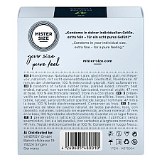 Презервативы Mister Size - pure feel - 47 (3 condoms), толщина 0,05 мм