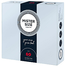 Презервативы Mister Size - pure feel - 60 (36 condoms), толщина 0,05 мм
