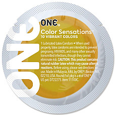 Презерватив ONE Color Sensations - ONE will get you there (Yellow) 1 шт