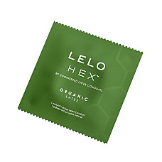 Презервативы LELO HEX Condoms Organic 3 Pack, тонкие и суперпрочные