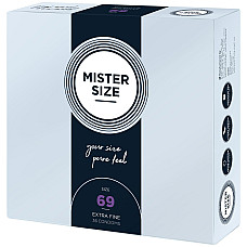 Презервативы Mister Size - pure feel - 69 (36 condoms), толщина 0,05 мм