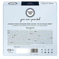 Презервативы Mister Size - pure feel - 69 (36 condoms), толщина 0,05 мм