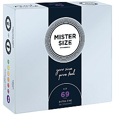 Презервативы Mister Size - pure feel - 69 (36 condoms), толщина 0,05 мм