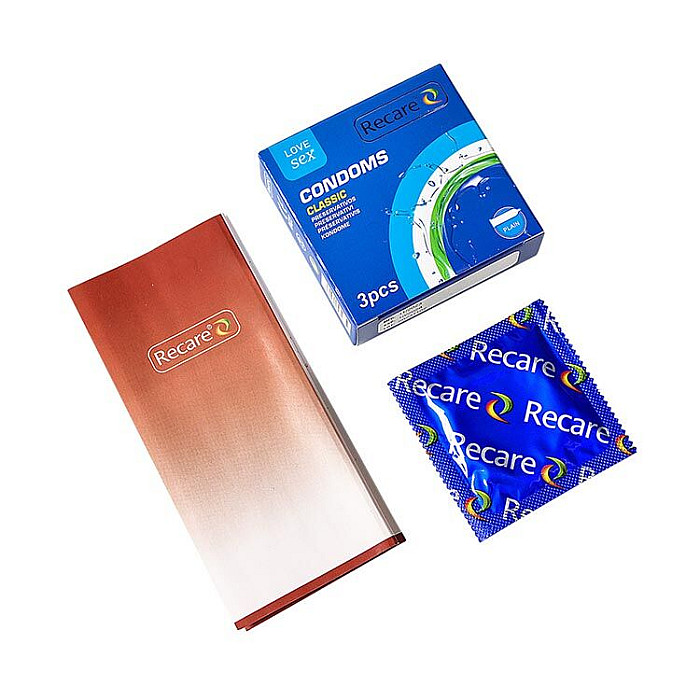 Презервативы Recare Classic Condoms 3 шт, классические
