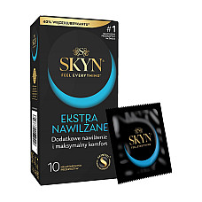 Безлатексные премиум-презервативы SKYN Ekstra Nawilżanel 10 шт, ультратонкие, на 40 % больше смазки