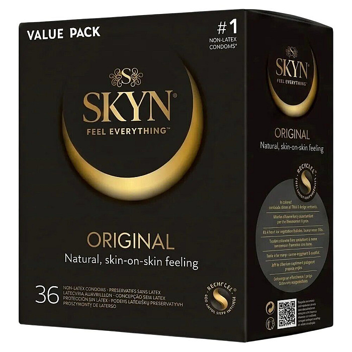 Безлатексні преміум-презервативи SKYN Original 36 шт