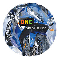 Презерватив ONE Color Sensations - ONE adrenaline rush (Blue) 1 шт