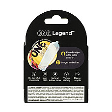 Презервативы ONE Legend XL, 3 шт, увеличенный размер, расширение на конце, картонная упаковка