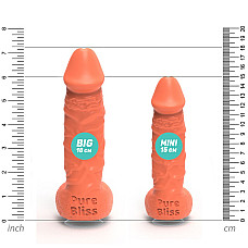 Крафтове мило-член із присоскою Pure Bliss MINI Coral, натуральне