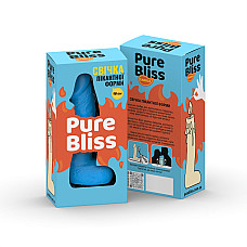 Свеча в виде члена Pure Bliss BIG Blue 18 см