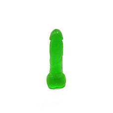 Крафтове мило-член із присоскою Чистий Кайф Green size S натуральне