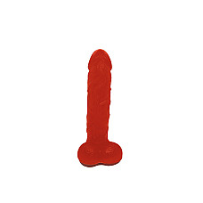 Крафтове мило-член із присоскою Чистий Кайф Red size L, натуральне