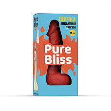 Свеча в виде члена Pure Bliss MINI Red 15 см