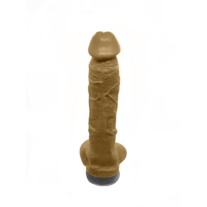 Крафтовое мыло-член с присоской Чистий Кайф Brown size XL, натуральное