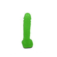 Крафтове мило-член із присоскою Чистий Кайф Green size M, натуральне