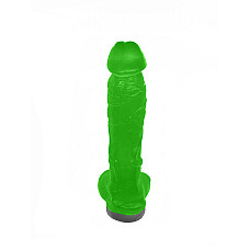 Крафтове мило-член із присоскою Чистий Кайф Green size XL, натуральне