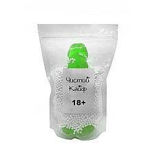 Крафтове мило-член із присоскою Чистий Кайф Green size XL, натуральне