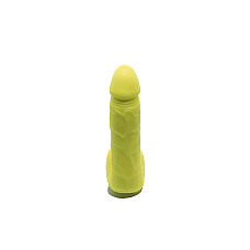 Крафтове мило-член із присоскою Чистий Кайф Yellow size S натуральне