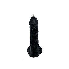 Свічка у вигляді члена Чистий Кайф Black size L, для збуджувальної атмосфери