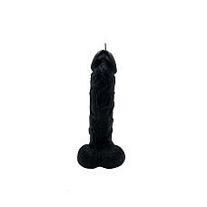 Свічка у вигляді члена Чистий Кайф Black size L, для збуджувальної атмосфери