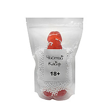 Крафтове мило-член із присоскою Чистий Кайф Red size XL, натуральне