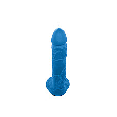 Свічка у вигляді члена Чистий Кайф Blue size L, для збуджувальної атмосфери