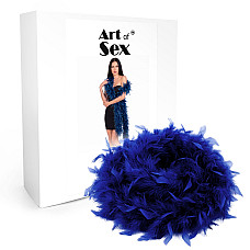 Боа из перьев Art of Sex, длина 2 метра, цвет синий