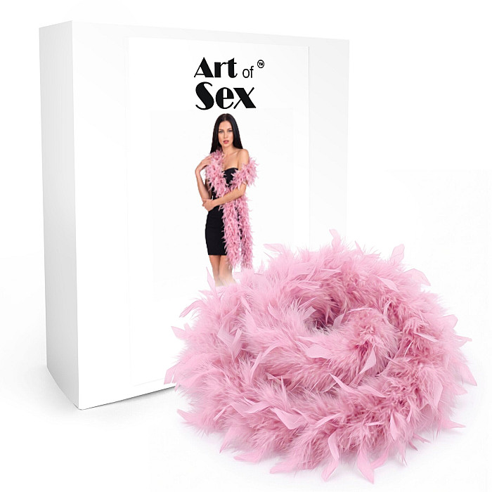 Боа з пір’я Art of Sex, довжина 2 метри, колір рожевий