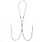 Прикраса для сосків Art of Sex - Nipple Clamps Arrow, колір чорний