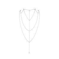 Ланцюжок для спини Bijoux Indiscrets Magnifique Back and Cleavage Chain - Silver, прикраса для тіла