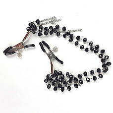 Затискач для сосків Art of Sex - Nipple clamps Sexy Jewelry Black