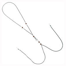Прикраса для сосків Art of Sex - Nipple Clamps Arrow, колір гранатовий