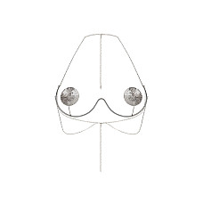 Прикраса на груди Obsessive Kisselie jewelry bra