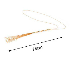 Цепочка-плеть на шею Bijoux Indiscrets MAGNIFIQUE Necklace Whip - Gold, украшение для тела