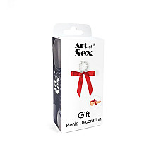 Прикраса на пеніс із перлинами "Подарунок" Art of Sex - Gift