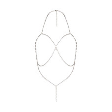 Прикраса на груди Obsessive Lyxa jewelry cupless bra