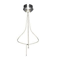 Намисто-комір Bijoux Indiscrets Desir Metallique Collar - Black