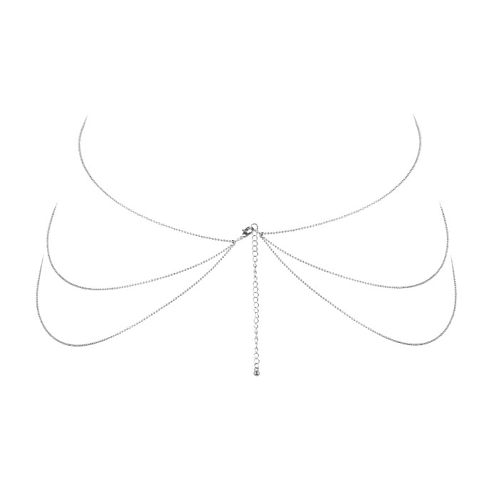 Цепочка для тела Bijoux Indiscrets Magnifique 8 Body Chain — Silver