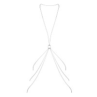 Ланцюжок для тіла Bijoux Indiscrets Magnifique 8 Body Chain — Silver