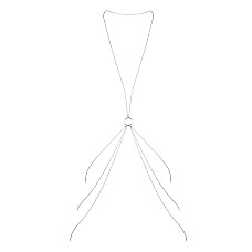 Ланцюжок для тіла Bijoux Indiscrets Magnifique 8 Body Chain — Silver