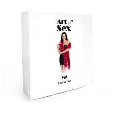 Боа из перьев Art of Sex, длина 2 метра, цвет красный