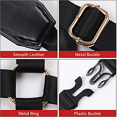 БДСМ-набор LOCKINK YEAHWOW Black Doggy Style Saddle set